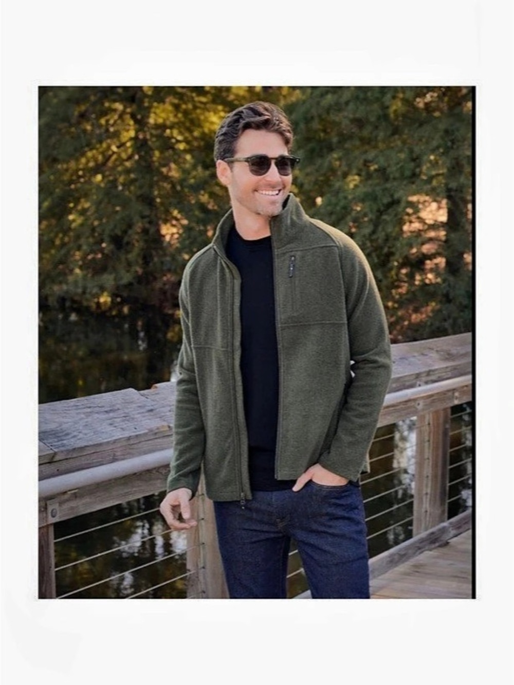 Woolx Fairbanks Jacket Men's Dark Forest Green Size Medium